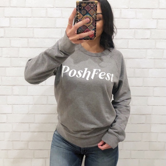 POSHFEST Crewneck Sweatshirt Size M - Picture 5 of 5